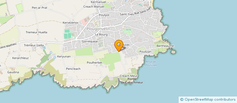 localisation de l'entreprise SCI SAINT RIVOAL  PLOUGONVELIN