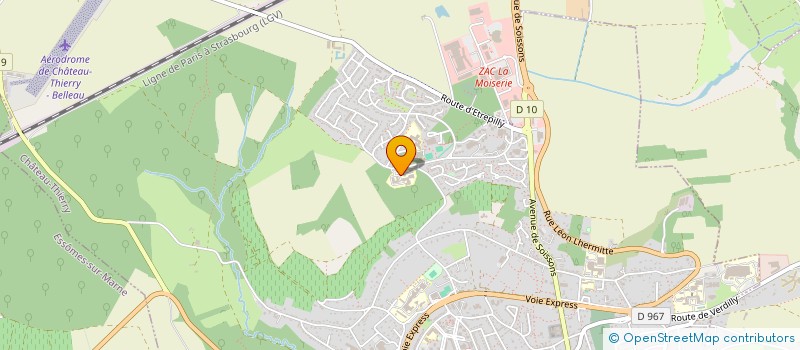 localisation de l'entreprise SCI SAINT ROBERT  CHATEAU THIERRY