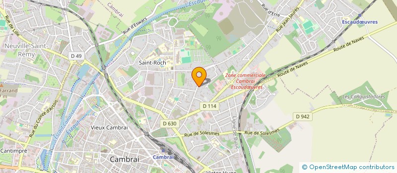 localisation de l'entreprise SCI SAINT ROCH à CAMBRAI