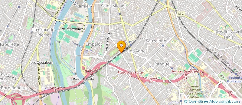 localisation de l'entreprise SCI SAINT ROCH  TOULOUSE