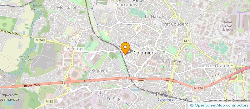 localisation de l'entreprise SCI SAINT ROCH à COLOMIERS