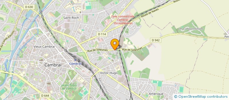 localisation de l'entreprise SCI SAINT ROCH  CAMBRAI