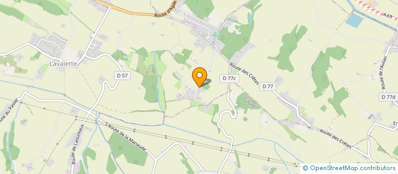 localisation de l'entreprise SCI SAINT ROCH  LAVALETTE