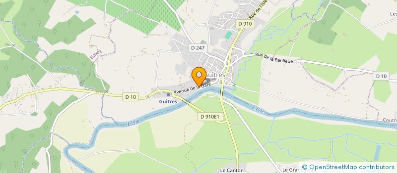 localisation de l'entreprise SCI SAINT ROCH  GUITRES