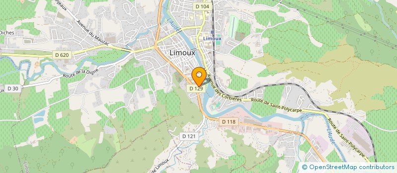 localisation de l'entreprise SCI SAINT ROCH à LIMOUX