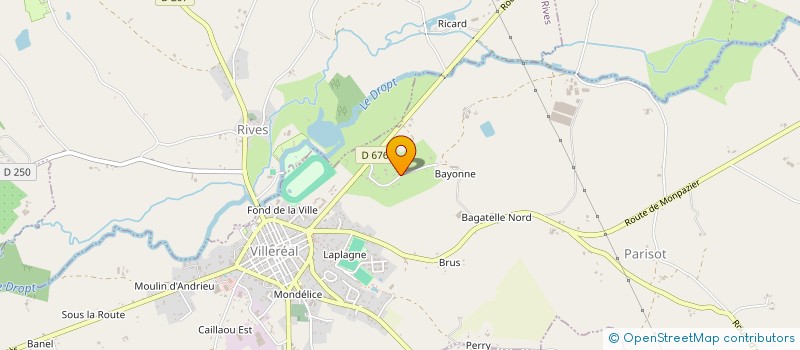 localisation de l'entreprise SCI SAINT ROCH  VILLEREAL