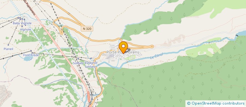 localisation de l'entreprise SCI SAINT ROCH  LATOUR-DE-CAROL