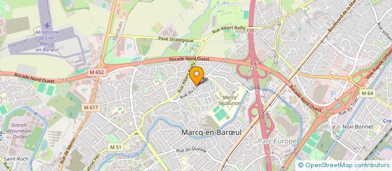 localisation de l'entreprise SCI SAINT ROCH à MARCQ-EN-BARŒUL