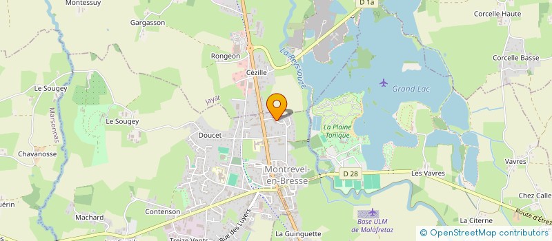 localisation de l'entreprise SCI SAINT ROCH à MONTREVEL-EN-BRESSE