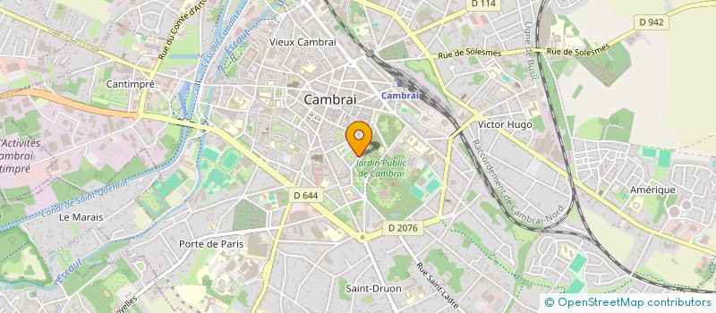 localisation de l'entreprise SCI SAINT ROCH  CAMBRAI