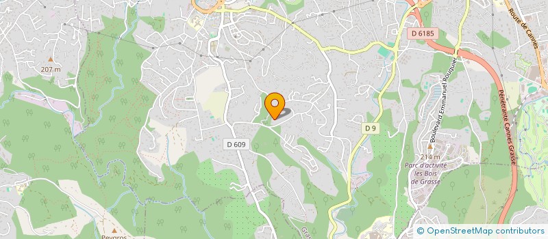 localisation de l'entreprise SCI SAINT ROCH à GRASSE