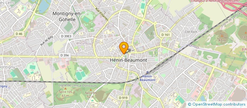 localisation de l'entreprise SCI SAINT-ROCH à HENIN-BEAUMONT