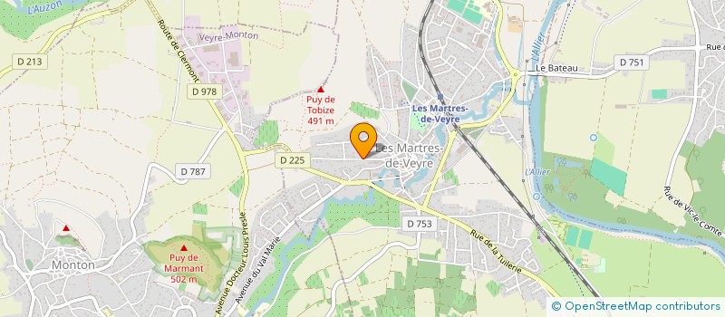 localisation de l'entreprise SCI SAINT ROCH  LES MARTRES-DE-VEYRE