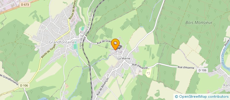 localisation de l'entreprise SCI SAINT ROCH  GRANDFONTAINE