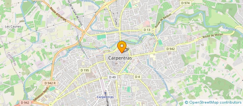 localisation de l'entreprise SCI SAINT ROCH  CARPENTRAS