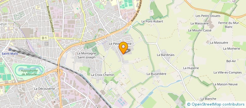 localisation de l'entreprise SCI SAINT ROCH  SAINT-MALO