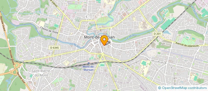 localisation de l'entreprise SCI SAINT ROCH à MONT-DE-MARSAN