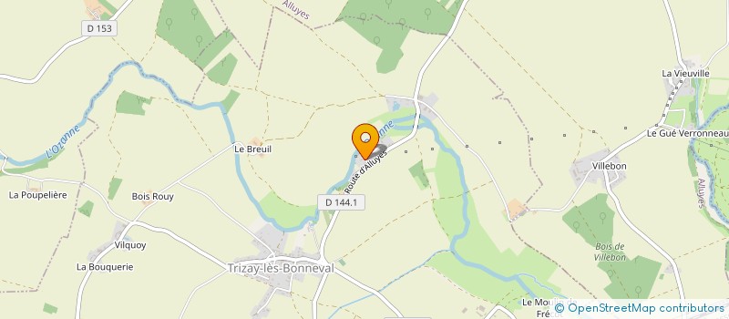 localisation de l'entreprise SCI SAINT ROCH à TRIZAY-LES-BONNEVAL