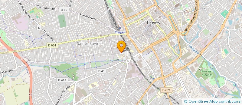 localisation de l'entreprise SCI SAINT ROCH à TROYES