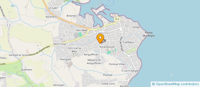 localisation de l'entreprise SCI SAINT-ROCH  LOCTUDY