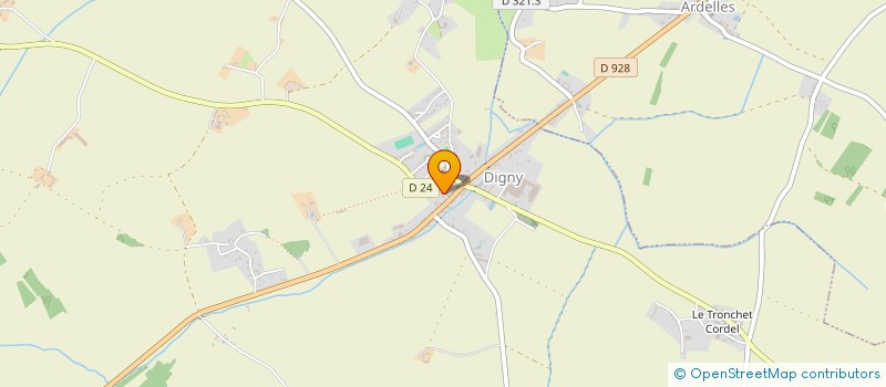 localisation de l'entreprise SCI SAINT ROCH à DIGNY