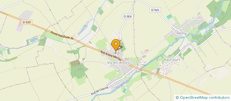 localisation de l'entreprise SCI SAINT ROCH ARDAENS IMMOBILIER  VIS-EN-ARTOIS