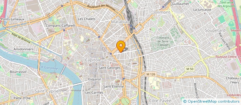 localisation de l'entreprise SCI SAINT ROCH ET MAIL  TOULOUSE