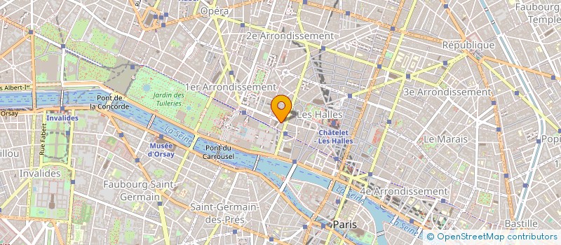 localisation de l'entreprise SCI SAINT ROCH SOURDIERE  PARIS