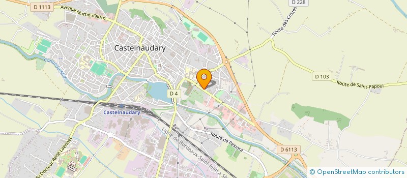 localisation de l'entreprise SCI SAINT ROCH VETO  CASTELNAUDARY