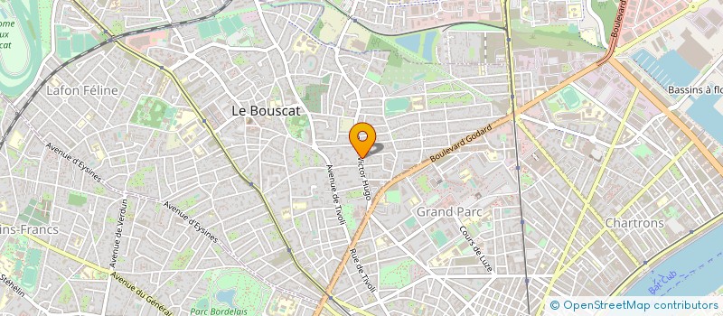 localisation de l'entreprise SCI SAINT ROMAIN  LE BOUSCAT