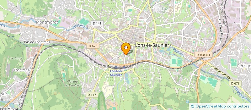 localisation de l'entreprise SCI SAINT ROMAIN  LONS-LE-SAUNIER