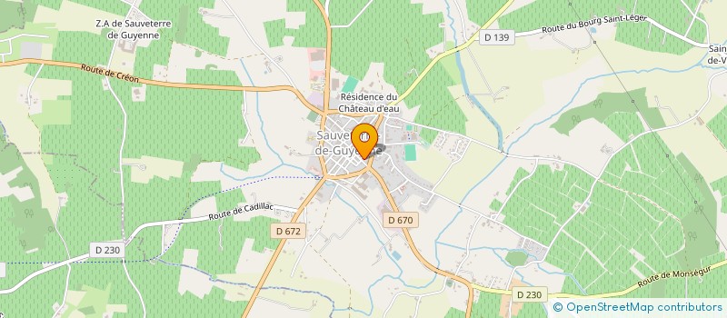 localisation de l'entreprise SCI SAINT ROMAIN  SAUVETERRE-DE-GUYENNE