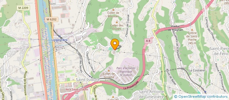 localisation de l'entreprise SCI SAINT ROMAN  NICE