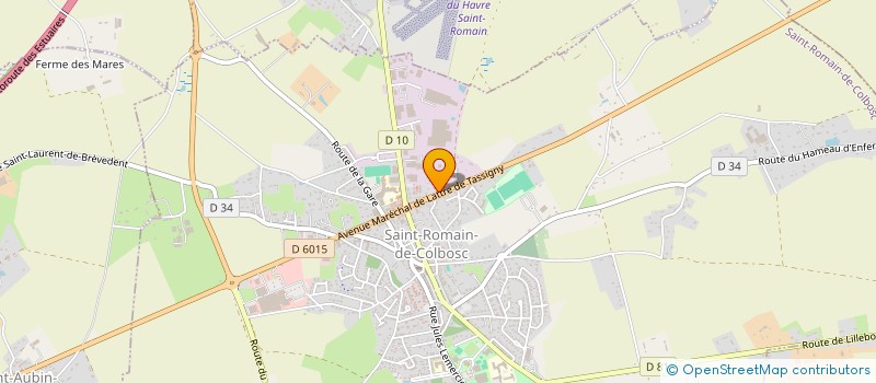 localisation de l'entreprise SCI SAINT ROMANAISE  SAINT-ROMAIN-DE-COLBOSC