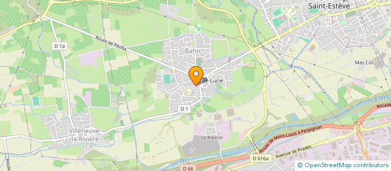 localisation de l'entreprise SCI SAINT SAENS  BAHO