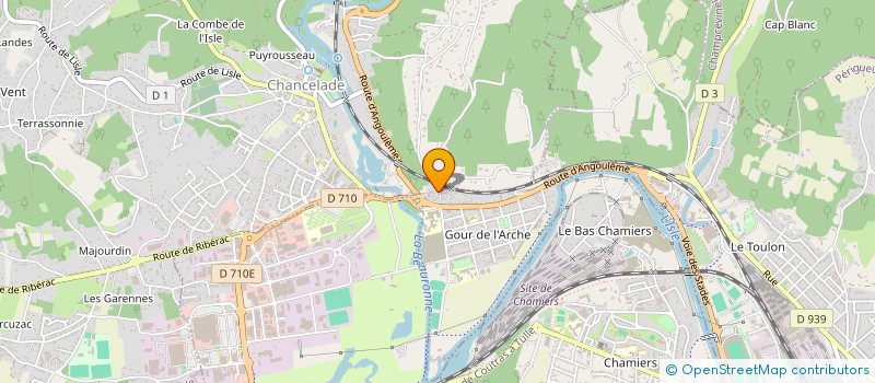 localisation de l'entreprise SCI SAINT SATURNIN  CHANCELADE