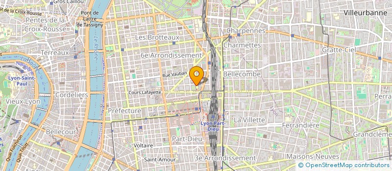 localisation de l'entreprise SCI SAINT SAULGE DEMETZ  LYON