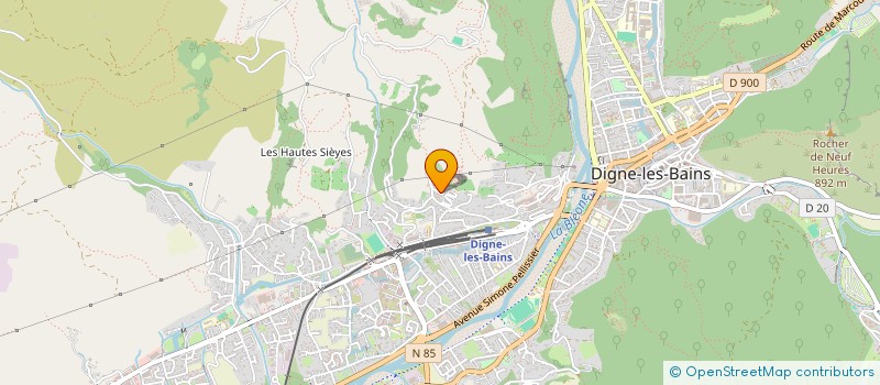 localisation de l'entreprise SCI SAINT SAUVEUR à DIGNE-LES-BAINS