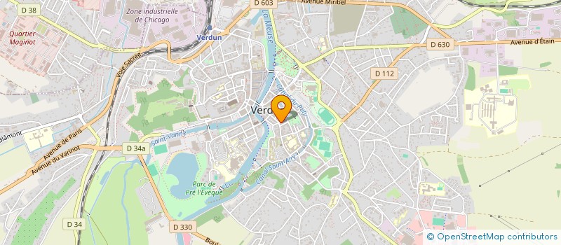 localisation de l'entreprise SCI SAINT SAUVEUR à VERDUN
