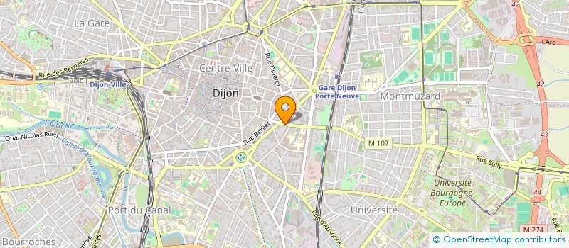 localisation de l'entreprise SCI SAINT SAUVEUR à DIJON