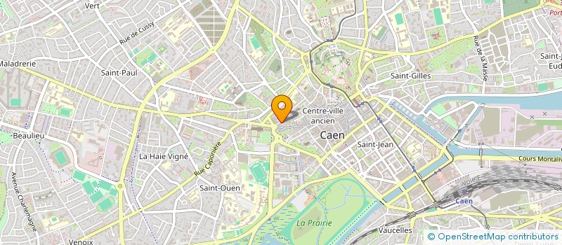 localisation de l'entreprise SCI SAINT SAUVEUR  CAEN