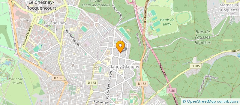 localisation de l'entreprise SCI SAINT SAUVEUR à VERSAILLES