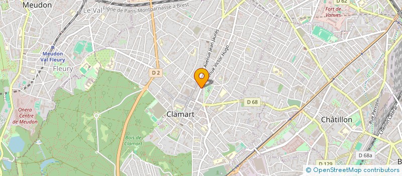 localisation de l'entreprise SCI SAINT SEANS à CLAMART