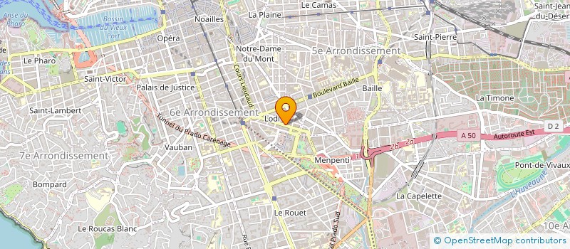 localisation de l'entreprise SCI SAINT SEBASTIEN  MARSEILLE