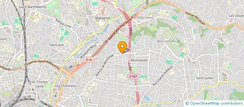 localisation de l'entreprise SCI SAINT SEBASTIEN à MARSEILLE