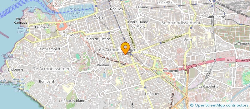 localisation de l'entreprise SCI SAINT SEBASTIEN à MARSEILLE