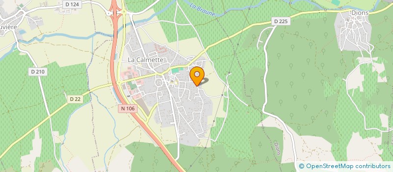 localisation de l'entreprise SCI SAINT SEBASTIEN  BELLEGARDE
