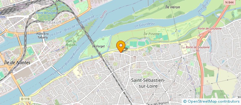 localisation de l'entreprise SCI SAINT SEBASTIEN à SAINT-SEBASTIEN-SUR-LOIRE