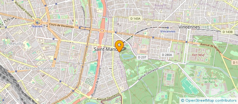 localisation de l'entreprise SCI SAINT SEBASTIEN à SAINT-MANDE