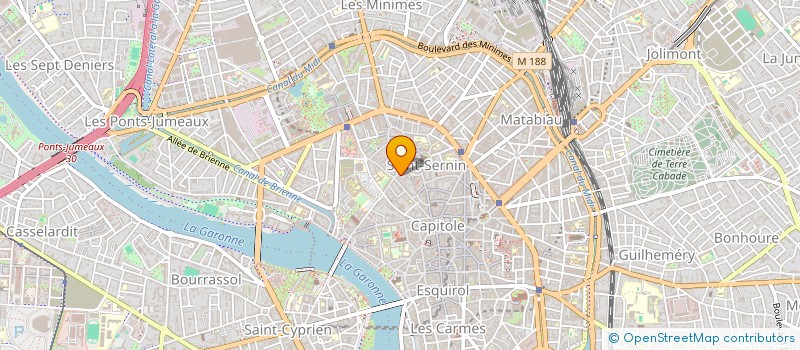 localisation de l'entreprise SCI SAINT SERNIN à TOULOUSE